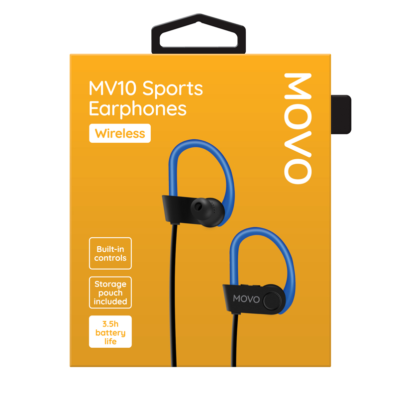 Movo Mv10 Wireless Sports Earphones Phones Rescue