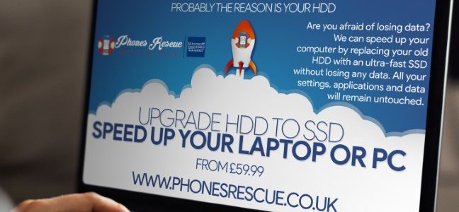 Hdd to ssd upgrade from £59. 99