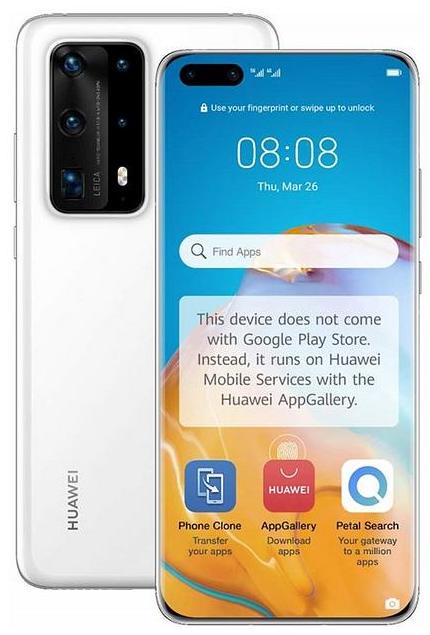 Huawei P20 Pro top (Model: CLT-AL01) - White 64gb Unlocked - DEFECT